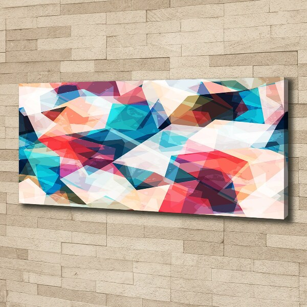 Cuadro canvas moderno de gran formato horizontal Mosaico abstracto