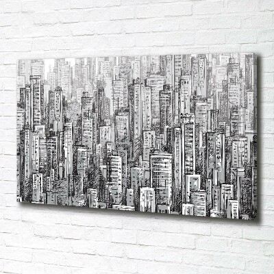 Foto obraz na płótnie Drapacze chmur