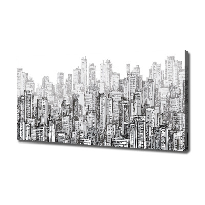 Foto en lienzo con acabado profesional horizontal Rascacielos