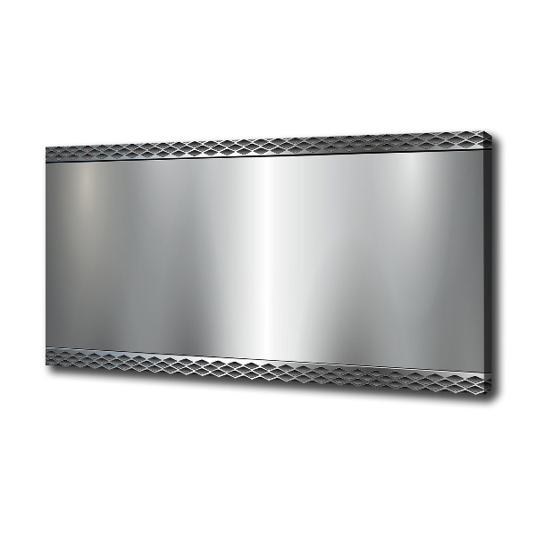 Foto en lienzo con acabado profesional horizontal Fondo de metal