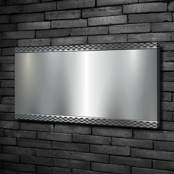 Foto en lienzo con acabado profesional horizontal Fondo de metal