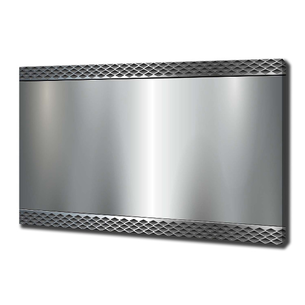 Foto en lienzo con acabado profesional horizontal Fondo de metal