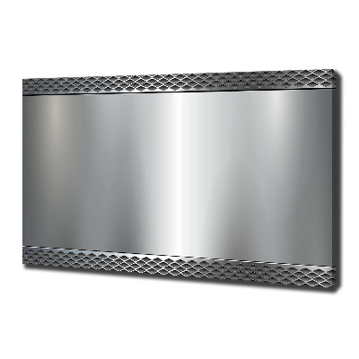 Foto en lienzo con acabado profesional horizontal Fondo de metal