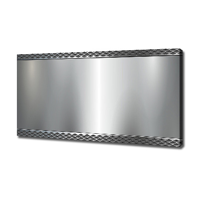 Foto en lienzo con acabado profesional horizontal Fondo de metal