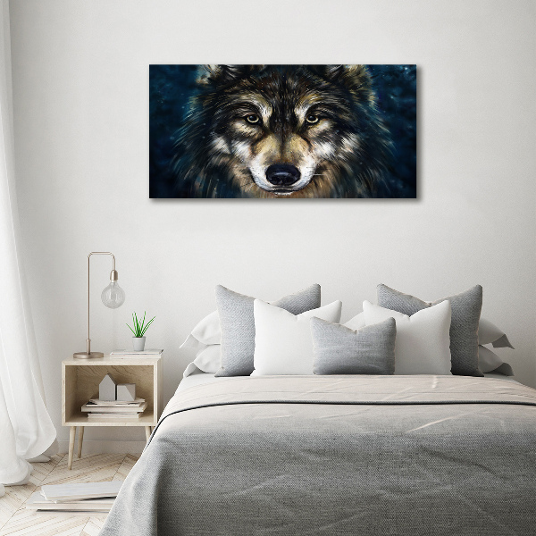 Foto en lienzo con acabado profesional horizontal Lobos