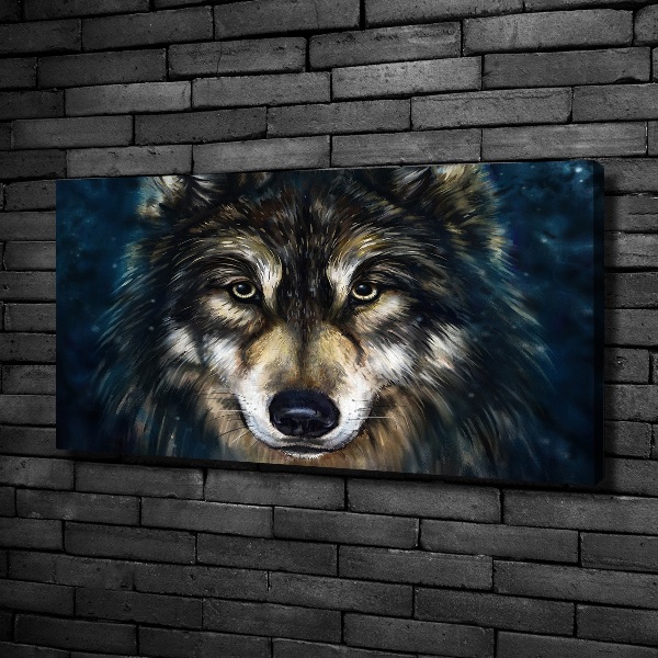 Foto en lienzo con acabado profesional horizontal Lobos