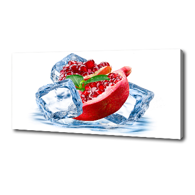 Cuadro canvas moderno de gran formato horizontal Granada con hielo