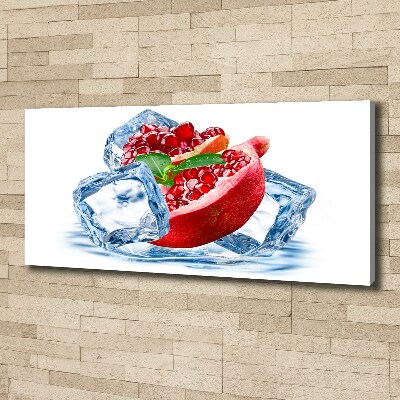 Cuadro canvas moderno de gran formato horizontal Granada con hielo