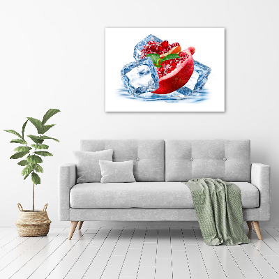 Cuadro canvas moderno de gran formato horizontal Granada con hielo