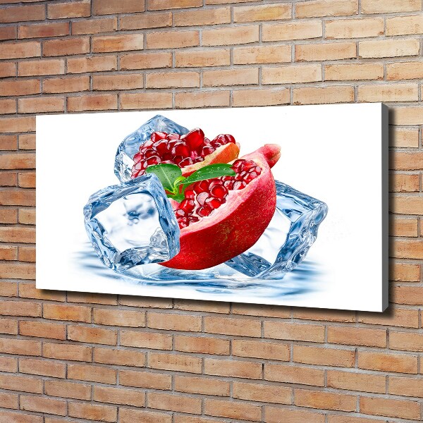Cuadro canvas moderno de gran formato horizontal Granada con hielo