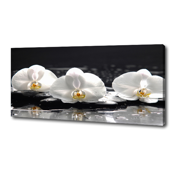 Cuadro canvas con impresión uv duradera horizontal Orquídea