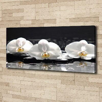 Cuadro canvas con impresión uv duradera horizontal Orquídea
