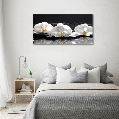 Cuadro canvas con impresión uv duradera horizontal Orquídea