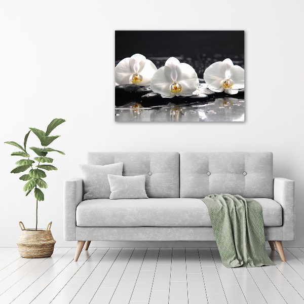 Cuadro canvas con impresión uv duradera horizontal Orquídea