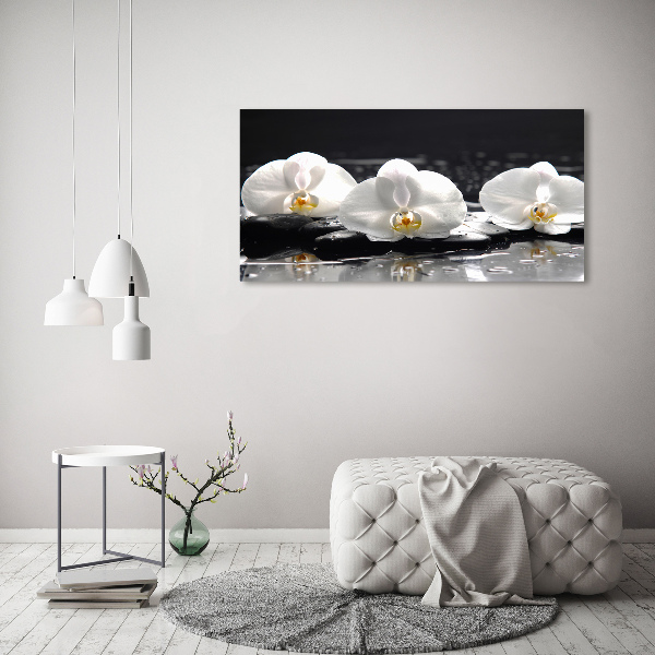 Cuadro canvas con impresión uv duradera horizontal Orquídea