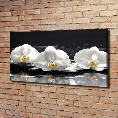 Cuadro canvas con impresión uv duradera horizontal Orquídea