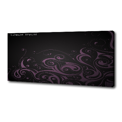 Cuadro canvas moderno de gran formato horizontal Adornos
