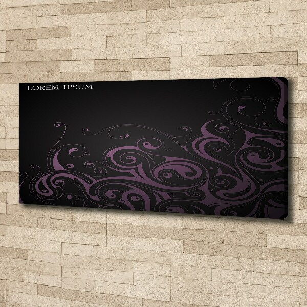 Cuadro canvas moderno de gran formato horizontal Adornos