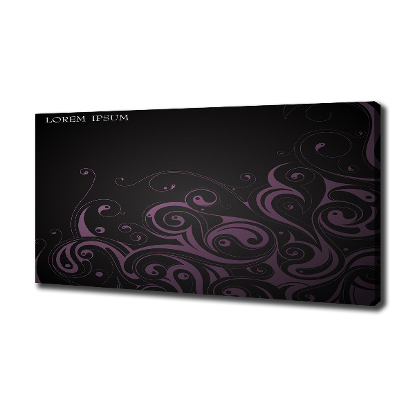 Cuadro canvas moderno de gran formato horizontal Adornos
