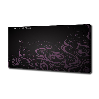 Cuadro canvas moderno de gran formato horizontal Adornos