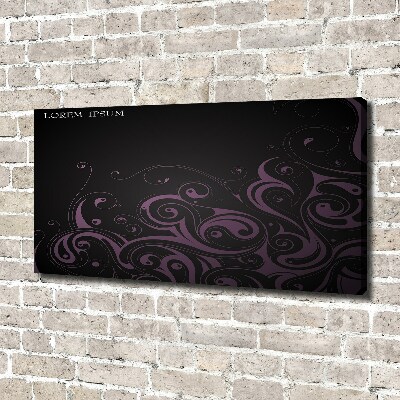 Cuadro canvas moderno de gran formato horizontal Adornos