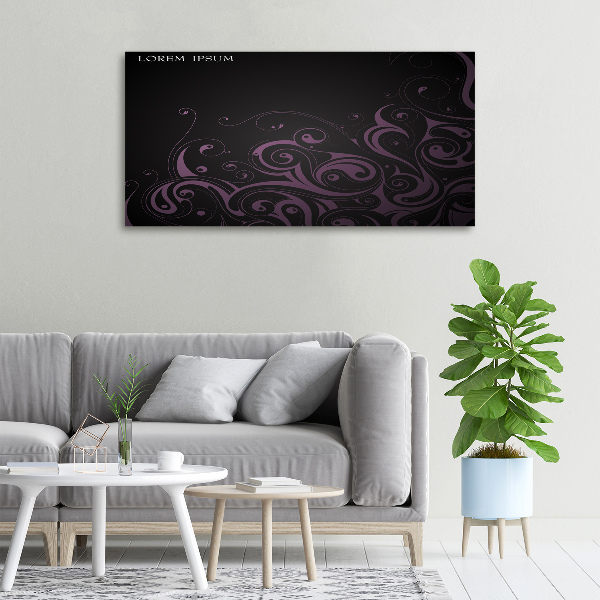 Cuadro canvas moderno de gran formato horizontal Adornos
