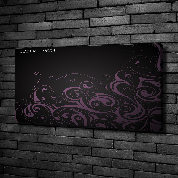 Cuadro canvas moderno de gran formato horizontal Adornos