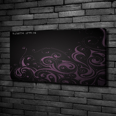 Cuadro canvas moderno de gran formato horizontal Adornos