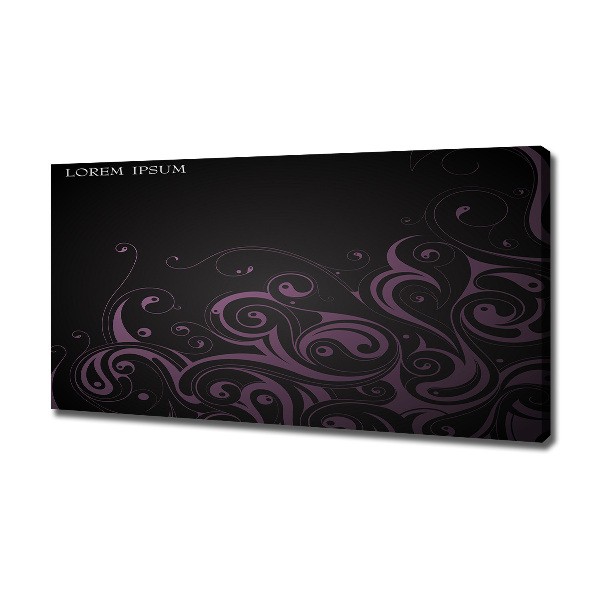 Cuadro canvas moderno de gran formato horizontal Adornos