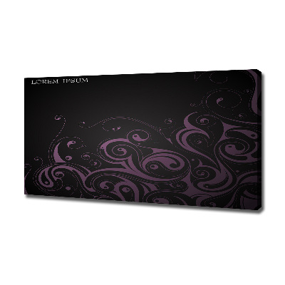 Cuadro canvas moderno de gran formato horizontal Adornos