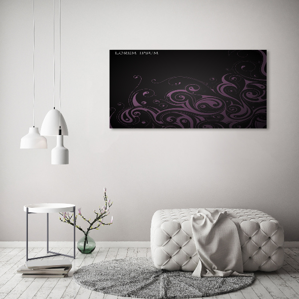 Cuadro canvas moderno de gran formato horizontal Adornos