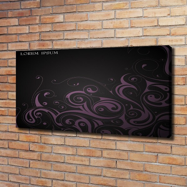 Cuadro canvas moderno de gran formato horizontal Adornos