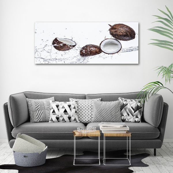 Foto en lienzo con acabado profesional horizontal Coco con agua
