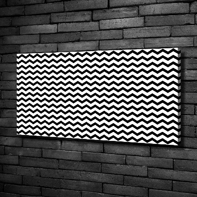Foto en lienzo con acabado profesional horizontal Zigzags