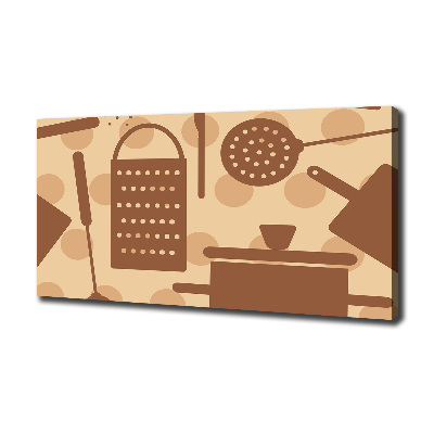 Foto en lienzo con acabado profesional horizontal Utensilios de cocina