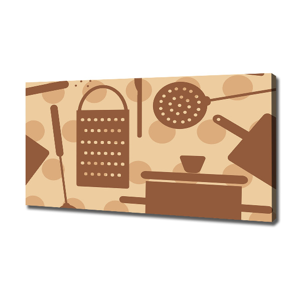 Foto en lienzo con acabado profesional horizontal Utensilios de cocina