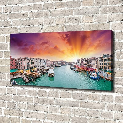 Fotocuadro en lienzo de alta calidad horizontal Venecia