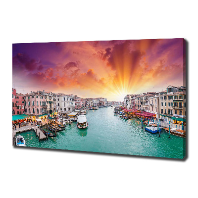 Fotocuadro en lienzo de alta calidad horizontal Venecia