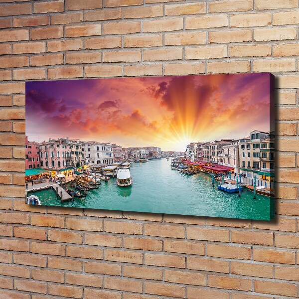 Fotocuadro en lienzo de alta calidad horizontal Venecia