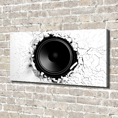 Fotocuadro en lienzo de alta calidad horizontal Altoparlante