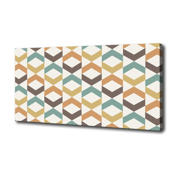 Cuadro canvas con impresión uv duradera horizontal Fondo retro