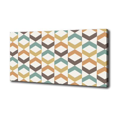 Cuadro canvas con impresión uv duradera horizontal Fondo retro