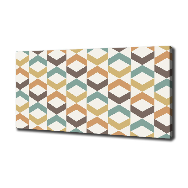 Cuadro canvas con impresión uv duradera horizontal Fondo retro