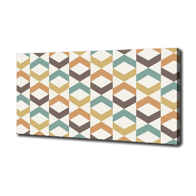 Cuadro canvas con impresión uv duradera horizontal Fondo retro