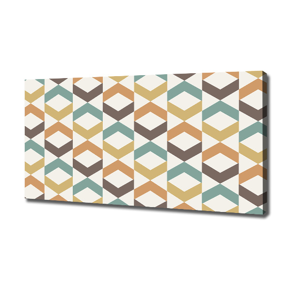 Cuadro canvas con impresión uv duradera horizontal Fondo retro