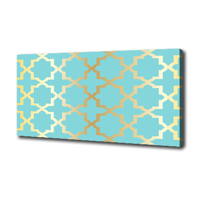 Cuadro canvas moderno de gran formato horizontal Patrón árabe