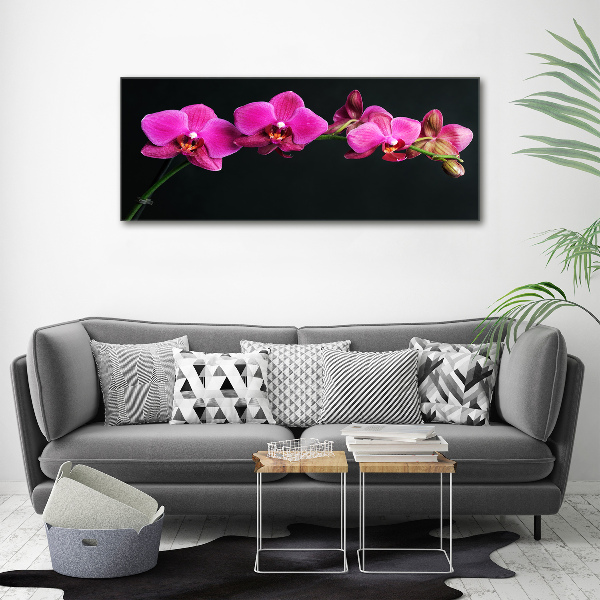 Cuadro canvas con impresión uv duradera horizontal Orquídea