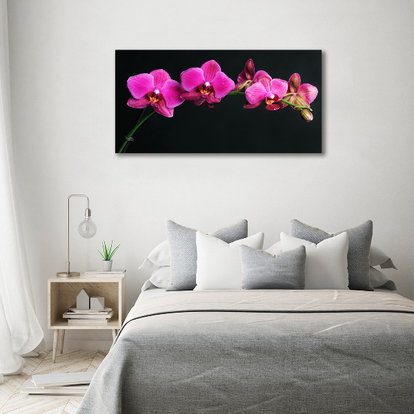 Cuadro canvas con impresión uv duradera horizontal Orquídea