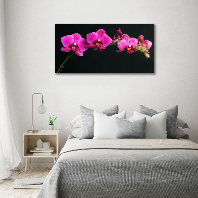 Cuadro canvas con impresión uv duradera horizontal Orquídea