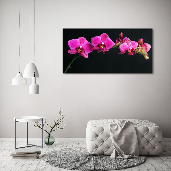 Cuadro canvas con impresión uv duradera horizontal Orquídea